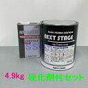 (数量限定特価)ロックペイント 202-8990 ネクストステージ(ブラック) 202-0110硬化剤付 4.9kgセット