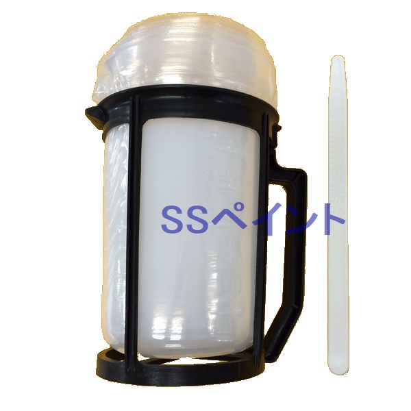 調色容器（計量カップ）　Pポット　3L (小)セット（容器・スタンド・攪拌棒）