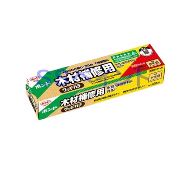 コニシ　ボンド ウッドパテ　木材補修用　アクリル樹脂系エマルジョン形充てん材　タモ白　120ml