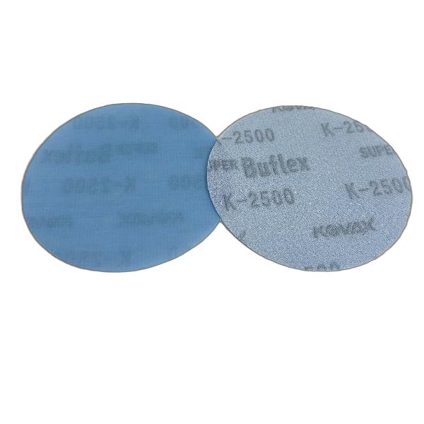 コバックス　スーパーバフレックス　ブルー　ディスク（箱）　マジック式　[75ミリ]丸型　穴なしP-0　粒子2500番相当　100枚入　1箱 3