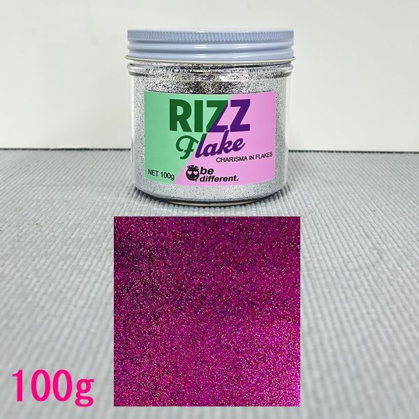 Rakuten - SHOW UP　ラメフレーク　RIZZ　リズフレーク　RF110　マゼンタ　1/64インチ　0.4mm　100g
