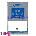 日本ペイント つや消し水性塗料 水性ケンエース 色：白 16kg（一斗缶サイズ）