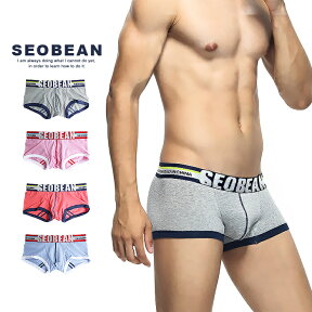 【在庫処分】SEOBEAN セビン ショートボクサー ローライズボクサーパンツ M-XL スーパーローライズ メンズ 下着 パンツ ボクサーパンツ お洒落 男性下着 見せパン ローライズボクサー インナー 人気 超ローライズ 男性用 かっこいい 見せパン 勝負下着 ∞