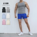 楽天So DEEP楽天市場店GYM ドライ リブタンク タンクトップ メンズ 即乾 DRY 014 M-XXL サラサラ 男性 インナーシャツ トレーニングウエア 男性用 快適 涼しい 無地 ジムウエア ランニング ゴルフ スポーツ ウエア