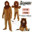 ハロウィン衣装 ハロウィンウェア 動物衣装 コスプレ衣装 4点セット 着ぐるみ メンズ レディース 仮装 変装 動物の着ぐるみ 着ぐるみ アニマル ライオン 獅...