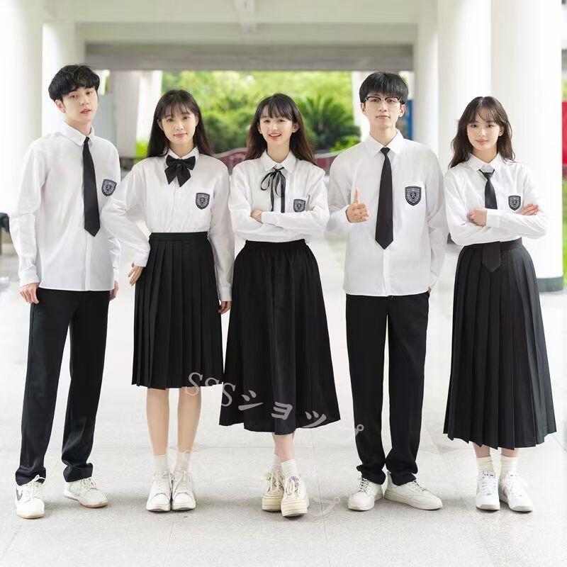 制服 男 女子高生 高校生 ズボン/スカート 半袖 長袖シャツ JK コスプレ セーラー服 コスチューム コスプレ 衣装 学生 スクール ギャル ファッション レディース チエック柄 ギャル服 制服JK制服 ズボン/プリーツスカート XS-4XL