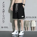 メンズ スポーツパンツ ショートパンツ ワイドパンツ ビーチパンツ ドロストパンツ リラックス M L XL 2XL 3XL 4XL 5XL アウトドア ウエストゴム メンズ リラックス カジュアル 夏【送料無料】