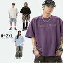メンズ トップス Tシャツ 半袖 カジュアルポロシャツ 韓国 ファッション ビッグシルエット 半袖 無地 丸襟 おしゃれ トップス 人気 ゆったり カジュアル ...