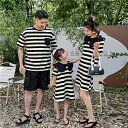 親子 ペアルック tシャツ ペア ワンピース 紺 夏服 親子コーデ 親子ペアtシャツ 半袖 コーデ 夏 tシャツ 家族 お揃い tシャツ ブランド 大人 子供 ...