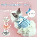 【★ハーネス付き★】ウサギ 子猫 ハーネス リード セット 可愛い うさぎ服 モルモット 小動物用 小型ハムスター 調整可能 着ぐるみ お散歩用リード お出かけ...