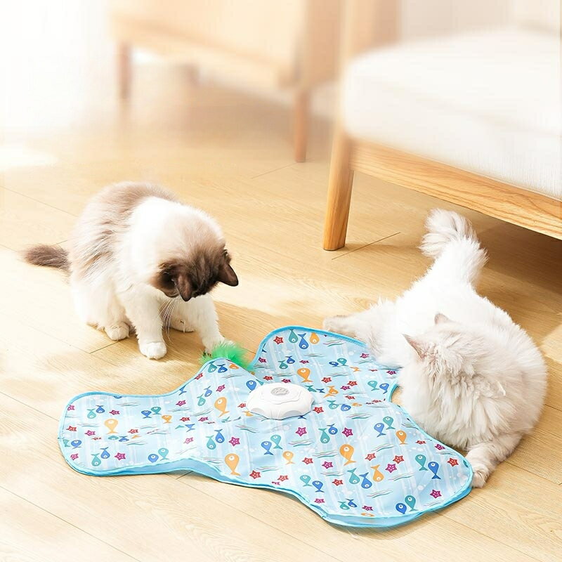 猫 おもちゃ 电动 いたずら お留守番 自嗨 おもちゃ 自動 じゃれ猫 ベッド ハウス 小型犬 ペット 一人遊び 解悶 新しい おすすめ