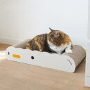 【段ボール製/爪とぎ付き】大型猫ベッド ソファ保護 猫用ラウンジチェア 一体型猫ハウス 組み立て不要 かじり防止設計(エコ素材/耐久性UP)