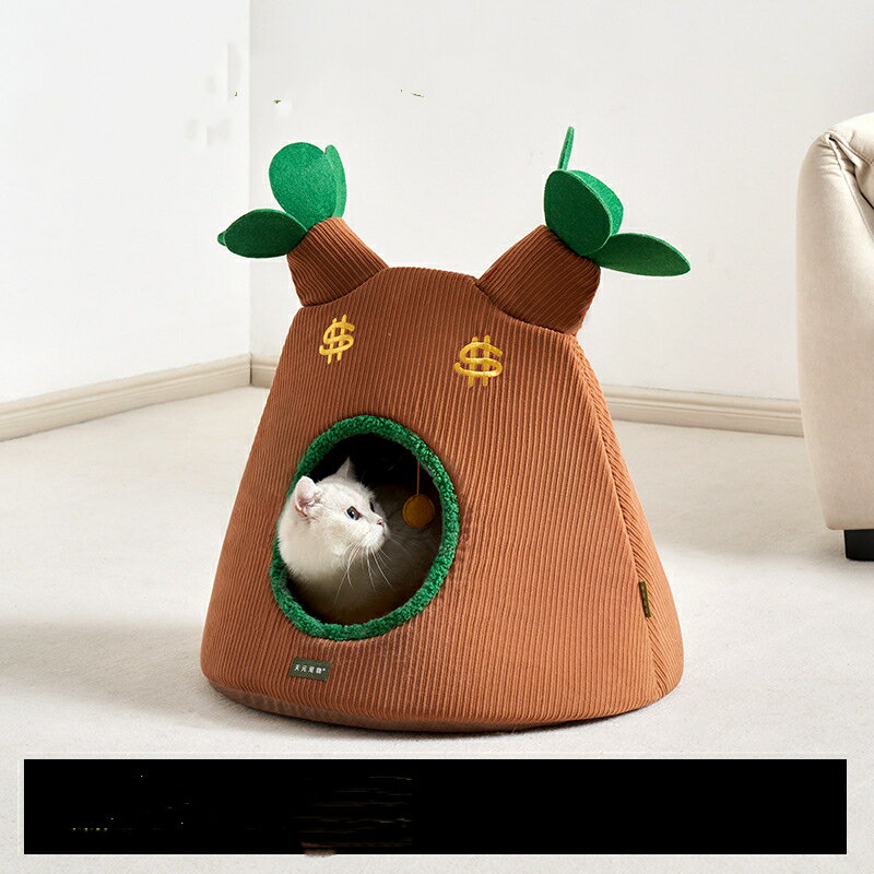 かわいい猫の巣閉鎖型安心感向上デザインぬいぐるみ猫キャッチボード