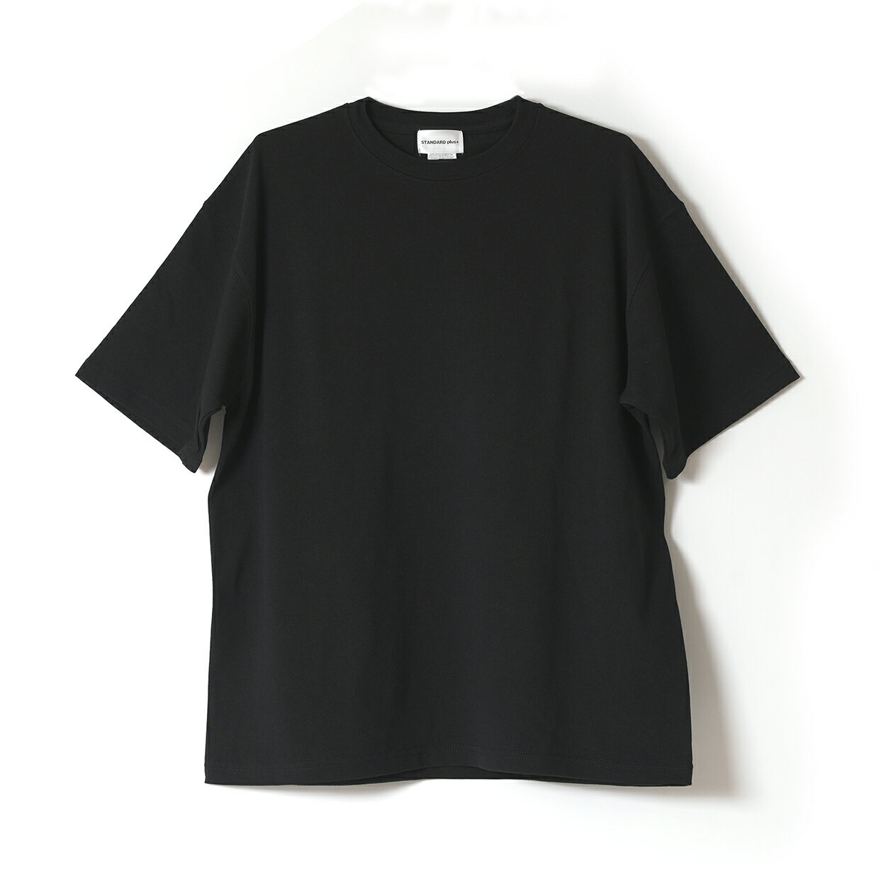 STANDARD plus+ / HEAVY WEIGHT T-shirt / 無地BIG-T / BLACK Tシャツ 無地　黒T