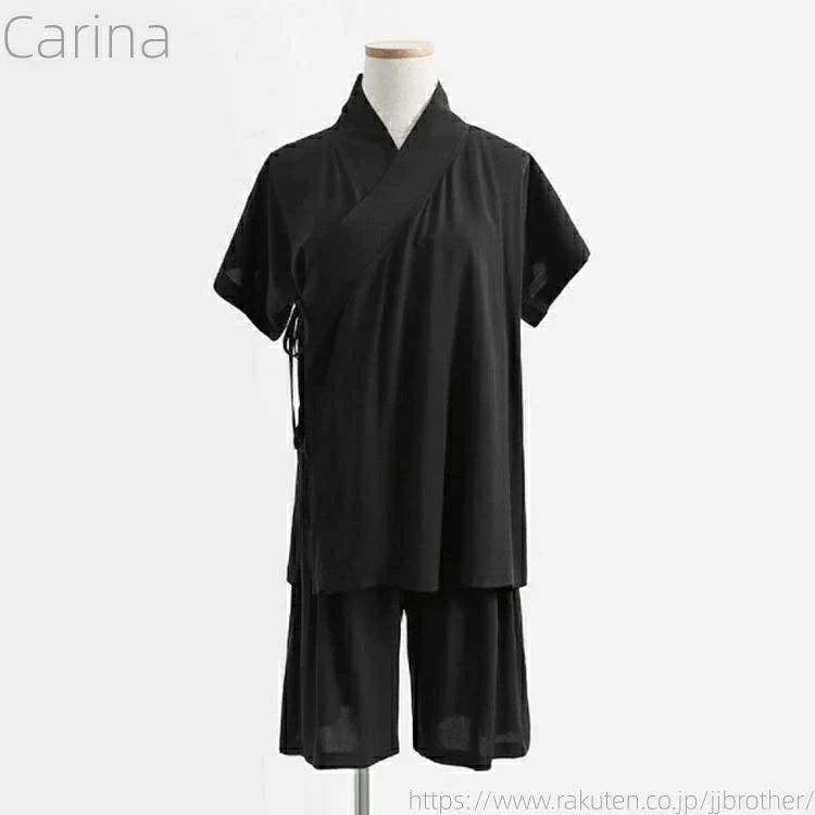 SSWSTOREのシャツ ハーフパンツ セットアップ 半袖 着物 レディース メンズ インナー 初心者 和装 浴衣 下着 肌着 男女兼用｜アングル2