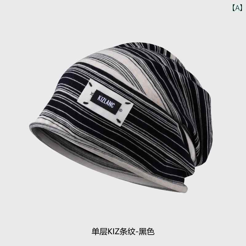 ターバン 帽子 キャップ ワッチ ビーニー メンズ レディース コットン 春夏 薄手 ...