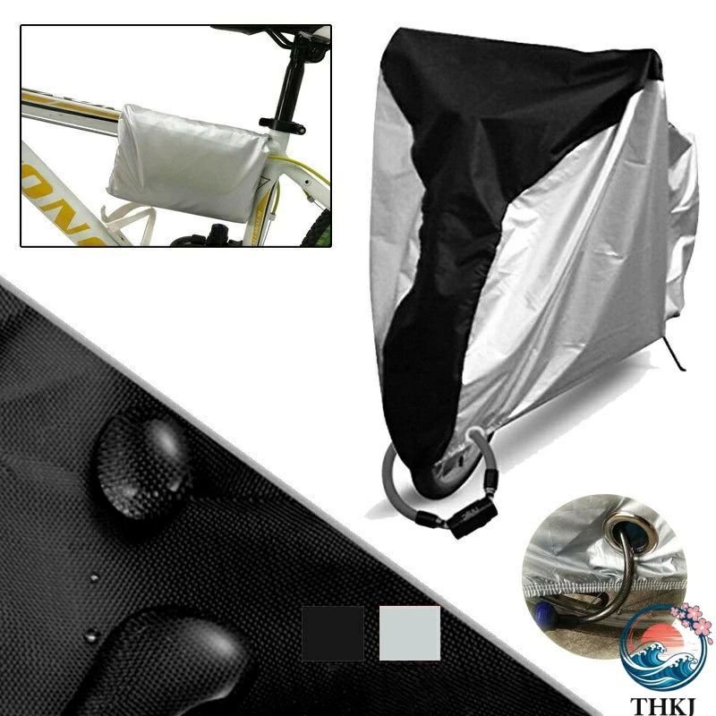 自転車カバー サイクルカバー 撥水 防水カバー UVカット 収納袋付き 衝撃 バイクカバー 防風 防犯 おしゃれ 大人用 ssw-ec-10002498 SSWSTORE サンプル画像2