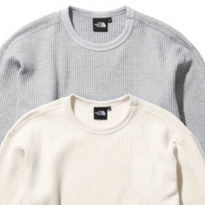 THE NORTH FACE ザノースフェイス ザ・ノース・フェイスL/S Warm Waffle Crew ロングスリーブウォームワッフルクルーNT62032ロンT ロンティー 長袖 インナー 速乾 起毛 保温 リサイクル素材