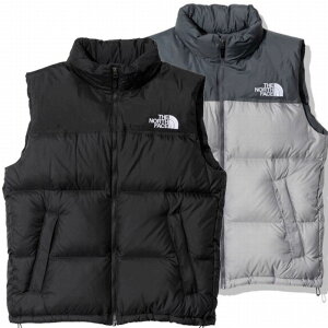 THE NORTH FACE ザノースフェイス ザ・ノース・フェイスNuptse Vest ヌプシベスト ND92232ダウンベスト メンズ Down Vest Mens アウトドア 重ね着ブラック グレー S M L XL