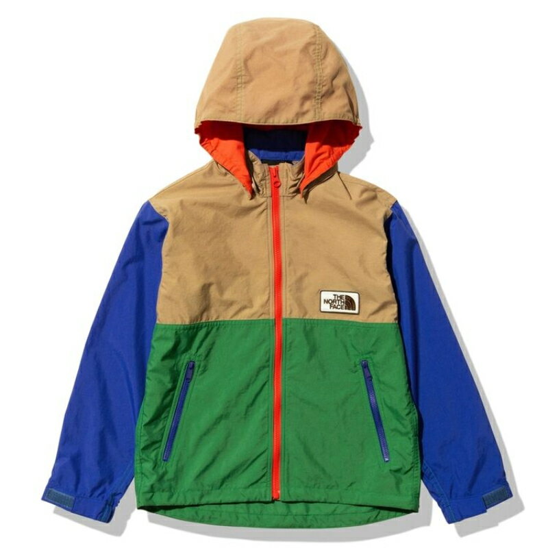 ノースフェイス マウンテンジャケット キッズ THE NORTH FACE Grand Compact Jacket グランドコンパクトジャケット ジャケット マウンテンパーカー ウインドブレーカー 撥水 薄手 軽量 アウトドア ブランド 110 120 130 140 150 NPJ22212