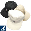 カンゴール 帽子 キャップ メンズ レディース キッズ KANGOL DADCAP ロゴ 定番 シンプル コットンツイル 浅め ストラップバック ブランド 黒 ...