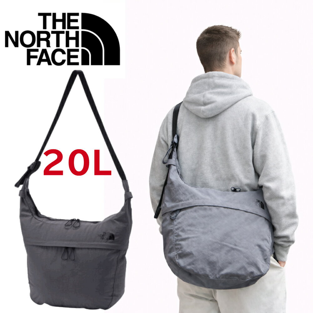 乐天商城 - THE NORTH FACE ザノースフェイス MENOW WEEKENDER メノウウィークエンダー ショルダーバッグ NM72623 ブラック グレー 20L 軽量 丈夫 リップストップ
