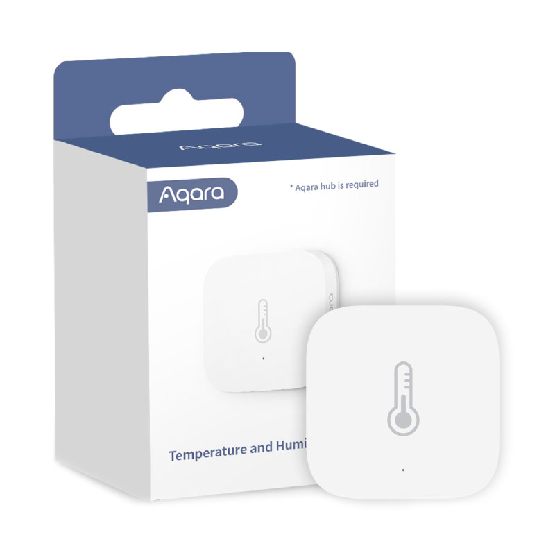 Aqara スマートホームセット ハブ＆温度・湿度センサー Alexa, Google Assistant, AppleHome対応 日本正規販売店 スマートリモコン 赤ちゃん 高齢者 ペット 犬 猫 小動物 熱中症対策 温度計 湿度計 室温計 外出 エアコン 冷房 暖房 自動化