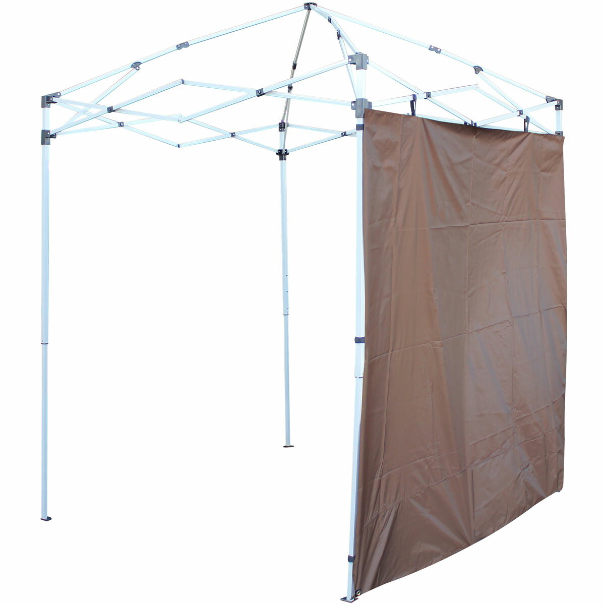 タープテント1.8M用横幕 横幕1枚 シルバーコーティング カラー タープ テント ワンタッチ 日除け キャンプ お花見 BBQ 簡易テント ロゴ無し フリーマーケット 2m以下 一部地域は配送不可