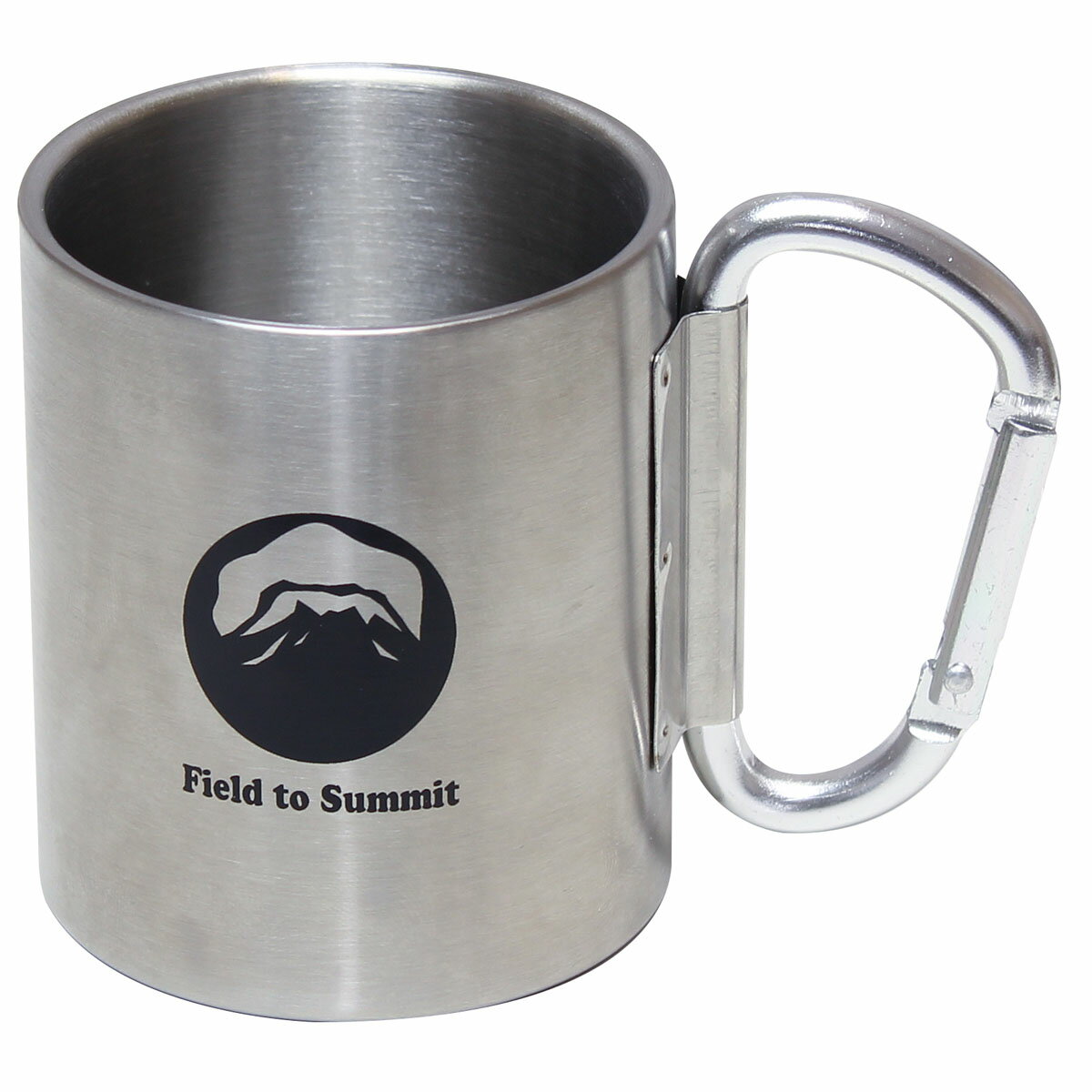 Field to Summit ステンWマグカップ・カラビナ 220ml OFCASM25C 二重壁 断熱 魔法瓶 ステンレス カップ 折りたたみ 旅行 アウトドア キャンプ カラビナ 便利 引っ掛け通販格安セール情報 楽天 通販