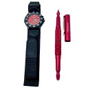 Uzi Firefighter Watch And Glass Breaker ウージー ファイアーファイター ウォッチ & ガラスブレーカー 腕時計 時計 ガラスブレイカー ボールペン ペン 緊急用 護身用 非常用 アメリカ アメリカン