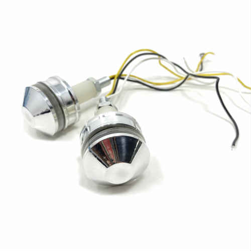 Rakuten - Bar End Indicator Turn Signal Blinker Light 2個セット バーエンド インジケーター ターン シグナル ブリンカー ライト パーツ アメリカ アメリカン バイク ハーレー ウインカー