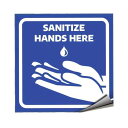 Sanitize Hands Here Signs Stickers nh Tj^CY TC XebJ[ w  V[ xXebJ[ ӊN X Vbv o[ EW JtF AJ AJ Ɩp Ri Ri΍ ylR|Xz