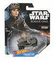 Hot Wheels Star Wars Rogue One Character Car Sergeant Jyn Erso ホットウィールズ スターウォーズ ローグ ワン キャラクター カー サージェント ジン・アーソ starwars ダイキャスト ミニカー フィギア 車 hotwheels ホットウィールズ アメリカ USA