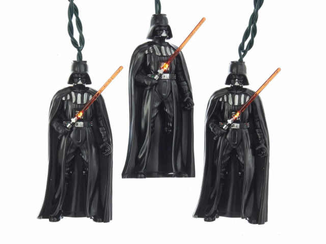 STAR WARS DARTH VADER Lights 10球 スターウォーズ ダースベイダー ダースベーダー ライト クリスマス ホリデーライト イルミネーション 電飾 パーティー アメリカ ストリングライト ガーランドライト アメリカン モチーフ［並行輸入品］