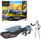 Star Wars Galaxy of Adventures First Order Driver & Treadspeeder スターウォーズ ギャラクシー オブ アドベンチャー ファーストオーダー ドライバー トレッドスピーダー ストームトルーパー フィギュア アメリカ［並行輸入品］