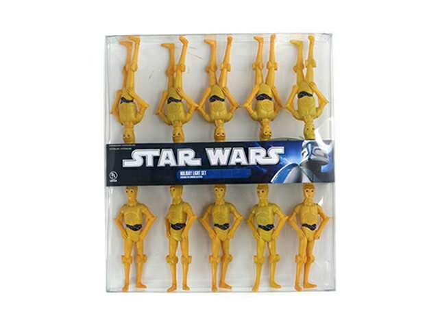 STAR WARS HOLIDAY LIGHT SET C3PO 10球 スターウォーズ ホリダー ライト セット クリスマス イルミネーション 電飾 スターウォーズグッズ starwars ストリングライト パーティーライト ガーデンライト ガーランドライト アメリカ モチーフ［並行輸入品］