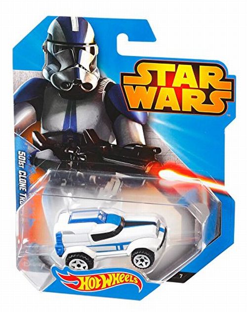 HotWHeeLs STARWARS 501stCLONE TROOPER スターウォーズ starwars ダイキャスト ミニカー hotwheels ホットウィール フィギア 車 アメリカ USA コラボ クローントルーパー 501st clone trooper