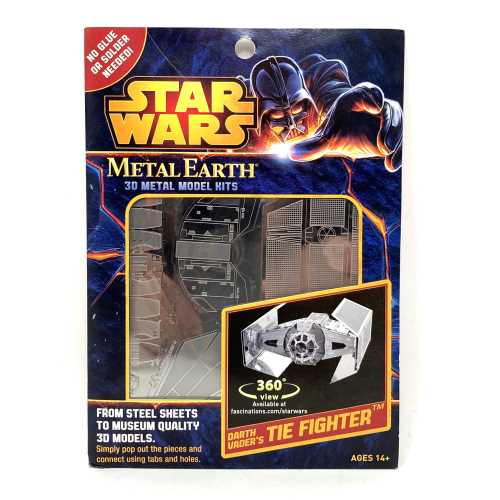 Star Wars Tie Fighter 3D Metal Model Kits スターウォーズ タイファイター スリーディー メタル モデル キット フィギア フィギュア おもちゃ TOY アメリカ starwars 組み立て式 【ネコポス…
