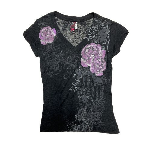 【SALE】METAL MULISHA Tee メタルマリーシャ レディース Tシャツ ブラック CA カリフォルニア 西海岸 アメリカ FMX アクションスポーツ フリースタイルモトクロス 【クロネコゆうパケット】