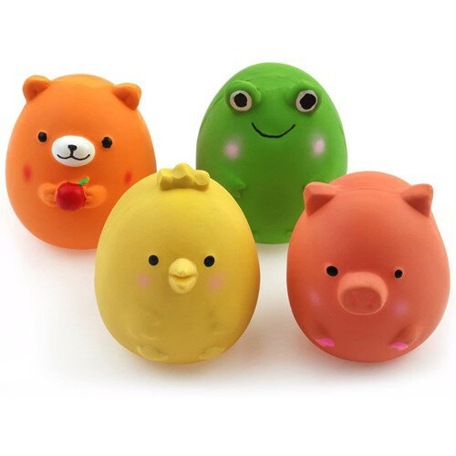ペット用ボール 小型犬 ラテックス TOY おもちゃ ゴム 動物 ひよこ カエル クマ 豚 ぶた 噛む ストレス発散 健康 ペット用品 ドッグ 犬 いぬ ワンちゃん アメリカ アメリカンのサムネイル