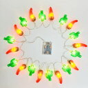 chili&cactus Light Set 20球 チリ&カクタス ストリングライト セット イルミネーション ライト 電飾 業務用 サボテン 唐辛子 とうが...