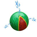 Watermelon Inflatable Sprinkler ウォーターメロン インフレータブル スプリンクラー スイカ 水遊び 夏 庭 ガーデン おもちゃ TOY アメリカ 噴水 シャワー