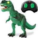 楽天STAB BLUE ENTERPRISETYRANNOSAURUS JURASSIC RC リモコン グリーン Tレックス ダイナソー ラジコン 恐竜 光る 歩く 動く テラノザウルス ウォーキング サウンド ライトアップ