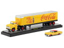 M2 MACHINES COCA-COLA AUTO-HAULER RELEASE 56000-YR01 - 1958 Chevrolet Spartan LCF 1958 Chevrolet Impala 1:64 SCALE コカコーラ オートハウラー リリース56000-YR01 1958 シボレー スパルタン LCF 1958 シボレー インパラ ミニカー アメリカ USA トラック アメ車