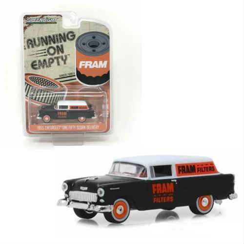 1955 CHEVROLET ONE FIFTY SEDAN DELIVERY - RUNNING ON EMPTY SERIES 8 - 1:64 SCALE DIECAST MODEL シボレー ワンフィフティー セダン デリバリー ミニカー アメリカ USA アメ車 アメリカン アメリカ雑貨 アメリカン雑貨