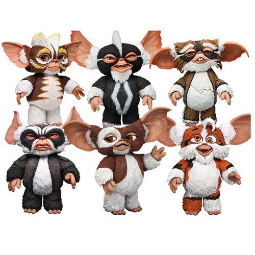 Gremlins 4" Scale Mogwai Action Figures グレムリン モグワイ アクションフィギア ギズモ モホーク ジョージ レニー ダフィー パンク 映画 SF 洋画 アメリカ USA 人形 アメリカ雑貨