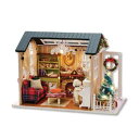 DIY Dollhouse Kit ドールハウス ミニチュア 木製 クリスマス 組み立てキット 小屋 デコレーション 手作業 ギフト プレゼント おもちゃ 家 アメリカ アメリカン