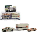 Greenlight 2021 Chevrolet Silverado Truck &1969 Camaro RS 1:64 Scale Die-cast Model シボレー シルバラード トラック カマロ 1:64 スケール ダイキャスト モデル ミニカー アメリカ USA アメ車