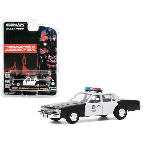 1987 CHEVROLET CAPRICE 1:64 Scale DIECAST MODEL Green Light 1987 シボレー カプリス 1:64 スケール グリーンライト The Terminator2 ターミネーター2 ポリス パトカー ダイキャスト モデル ミニカー アメ車 アメリカ雑貨 アメリカン雑貨 【コンパクト】