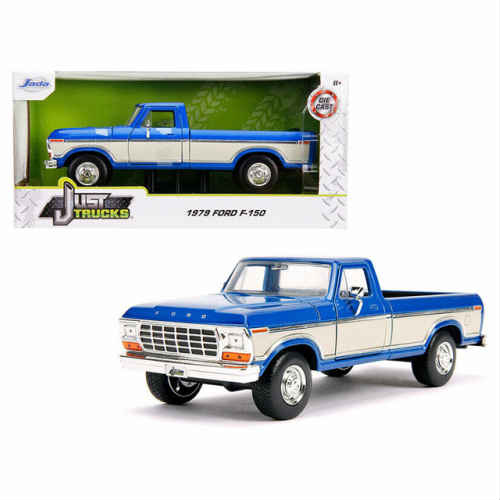 Jada 1979 Ford F-150 Pickup Truck 1:24 Scale Diecast Model フォード ピックアップトラック ミニカー アメリカ アメリカン カリフォルニア ダイキャスト アメ車 Blue White ブルー ホワイト